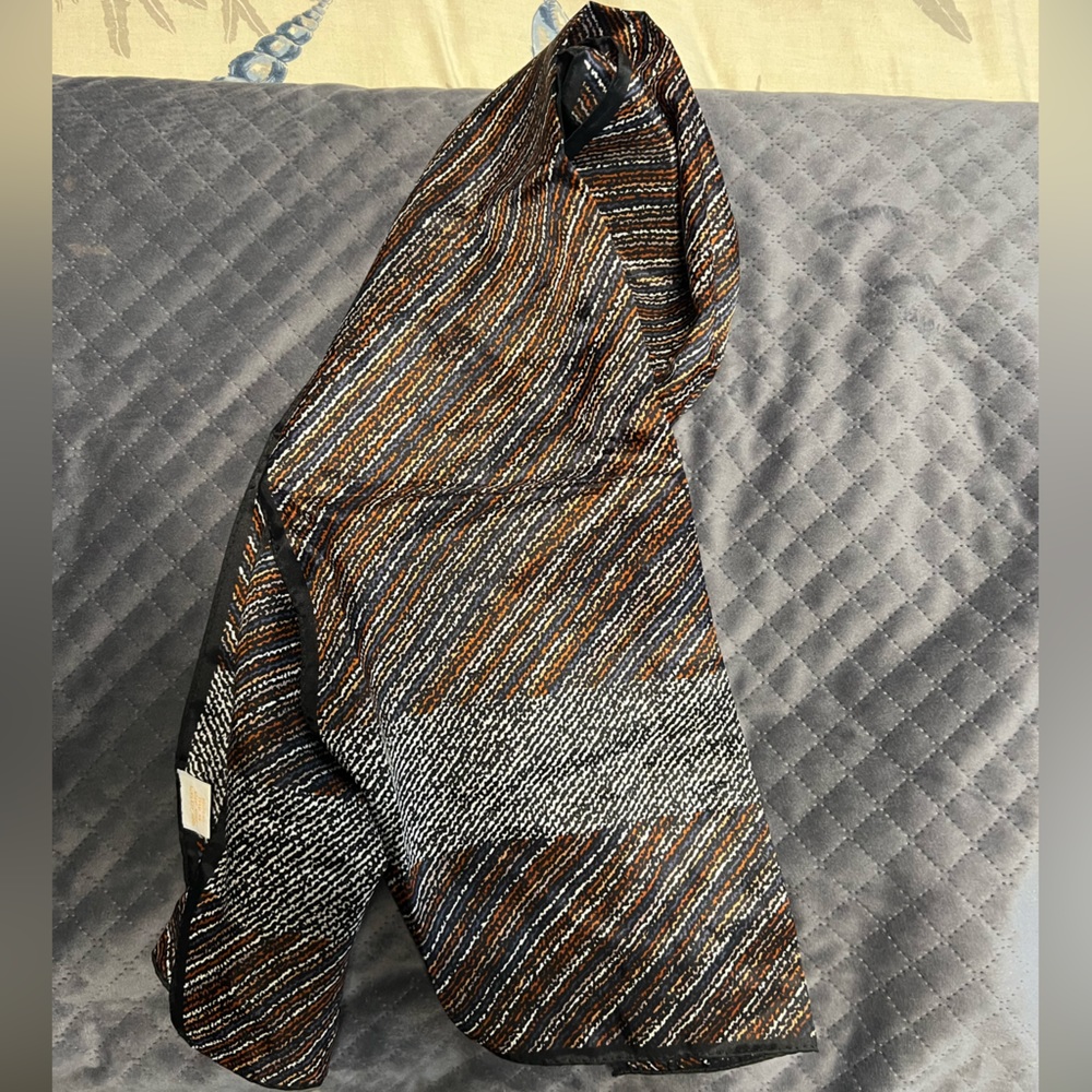 Vintage Japanese 100% acetate scarf